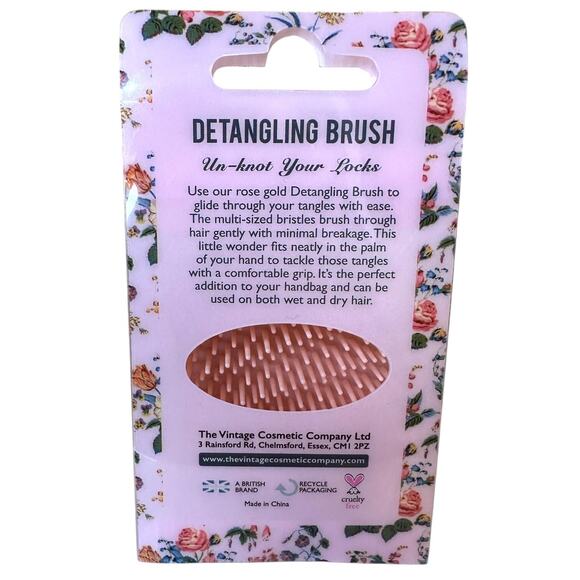 THE VINTAGE COSMETIC COMPANY Detangling Brush -New In Box - Picture 3 of 4